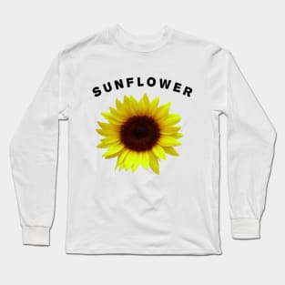 Sunflower lover mask Long Sleeve T-Shirt